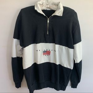 Brandy quarter zip